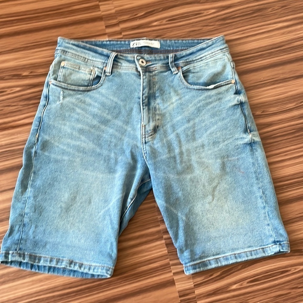 ZARA Man Denim Wear Shorts Size 34